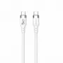 HYPER HyperJuice Cavo USB-C a USB-C in silicone 240W (0,9 m/1 m) - bianco