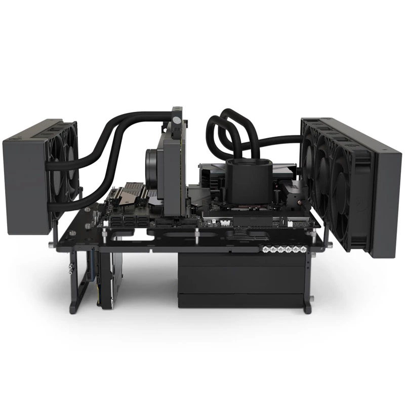 Benchtable Streacom BC1 V2 nero supporto ATX alluminio