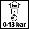 Einhell 4133115 0 - 13bar Misuratore digitale pressione pneumatici (4133115)