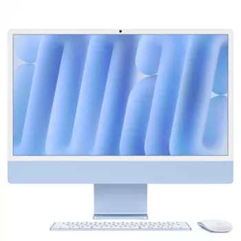 Apple iMac 24 blu/M4-10C-CPU 10C-GPU/16GB/256GB SSD/NK-ID-German/MM2/1GB Ethernet