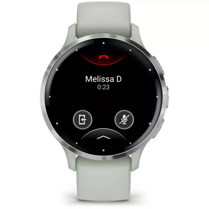 Garmin Venu 3S 3,05 cm (1,2 inch) AMOLED 41 mm digitale 390 x 390 pixel touchscreen grigio, argento Wi-Fi GPS (satellitare)