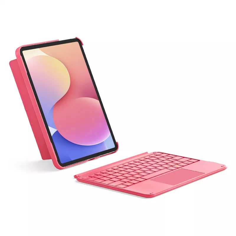 Custodia con tastiera e touchpad Inateck KB04122 per iPad 11 inch / Air, QWERTZ, rosso