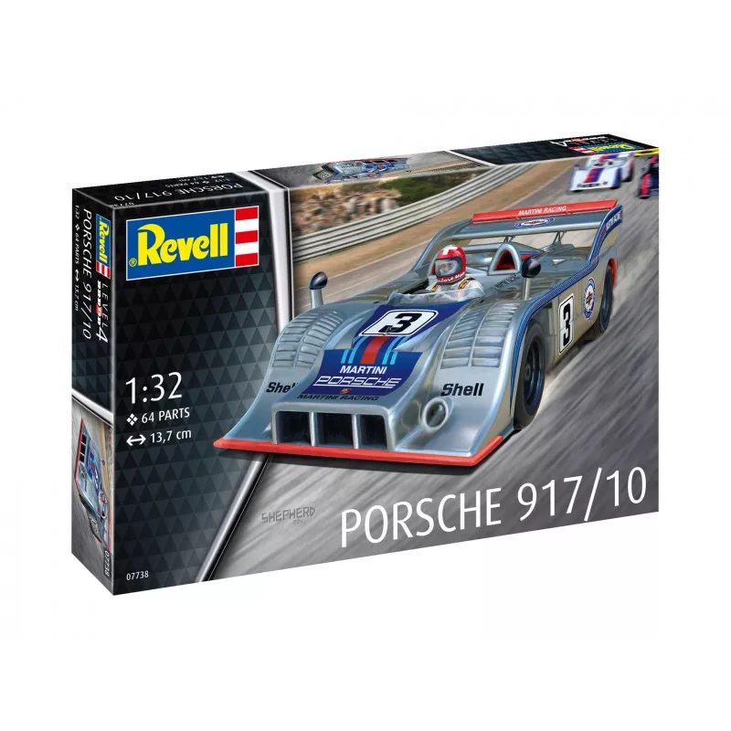 Revell 07738 Porsche 917/10 kit di montaggio modellino auto, 1:32