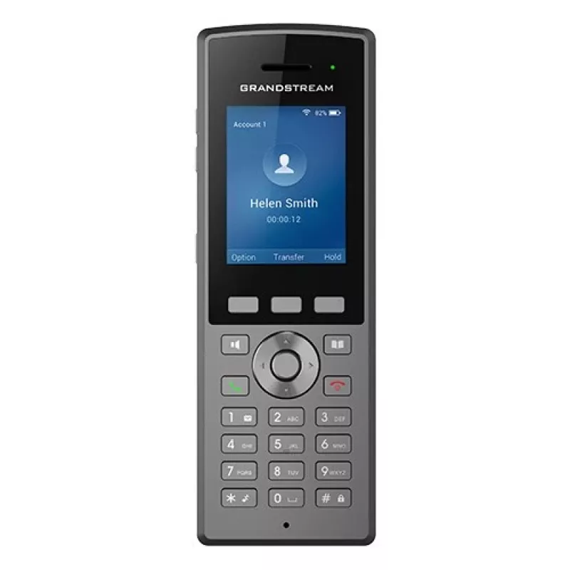 Telefono IP mobile Grandstream Networks WP825 antracite 2 linee LCD Wi-Fi