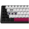 LORGAR KBP70MW, tastiera da gaming meccanica wireless 65% Pro, nero/rosso, layout EN