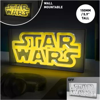 Luce neon LED Paladone Star Wars Design PP13123SW — insegna LED decorativa da parete o mensola