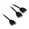 Splitter a Y per cavo aRGB 3 pin a 2x 3 pin, 60cm nero, connettori inclusi