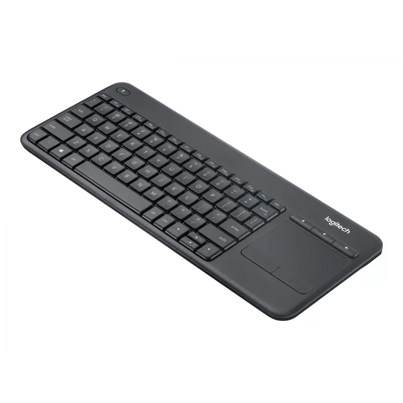 Logitech tastiera wireless touch K400 Plus - tastiera - wireless - 2,4 GHz - ceco - nero