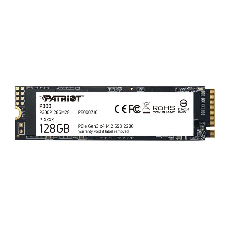 Unità a stato solido interna Patriot Memory P300P128GM28 M.2 128 GB PCI Express NVMe