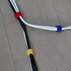 LABEL THE CABLE rotolo di nastro velcro double-face 4x 1m - colori misti
