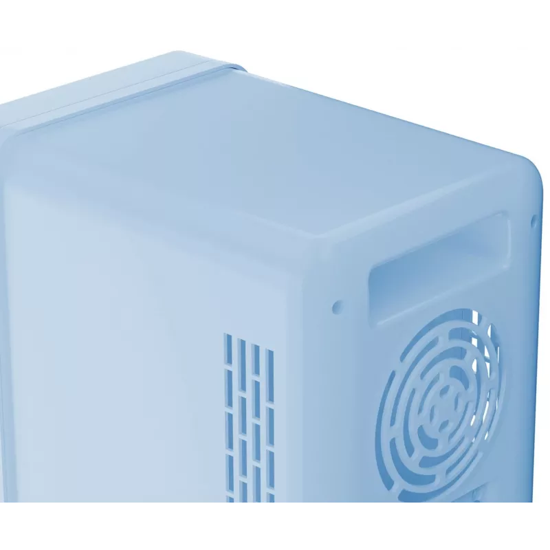 Mini frigo con specchio LED per trucco Elle 4 L blu — frigorifero personale per cosmetici