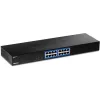 TRENDnet TEG S17 - Switch - 16 x 10/100/1000 - montabile a rack