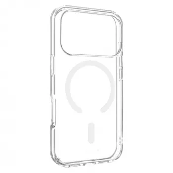 Cover posteriore fissa | Apple | iPhone 17 Pro | TPU/PC | trasparente | MagPure