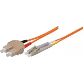 Tecline exertis Connect - Cavo patch - SC multimodale (M) a LC multimodale (M) - 15 m - fibra ottica - 50/125 micrometri - OM2 - arancione (85615)