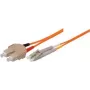 Tecline exertis Connect - Cavo patch - SC multimodale (M) a LC multimodale (M) - 15 m - fibra ottica - 50/125 micrometri - OM2 - arancione (85615)