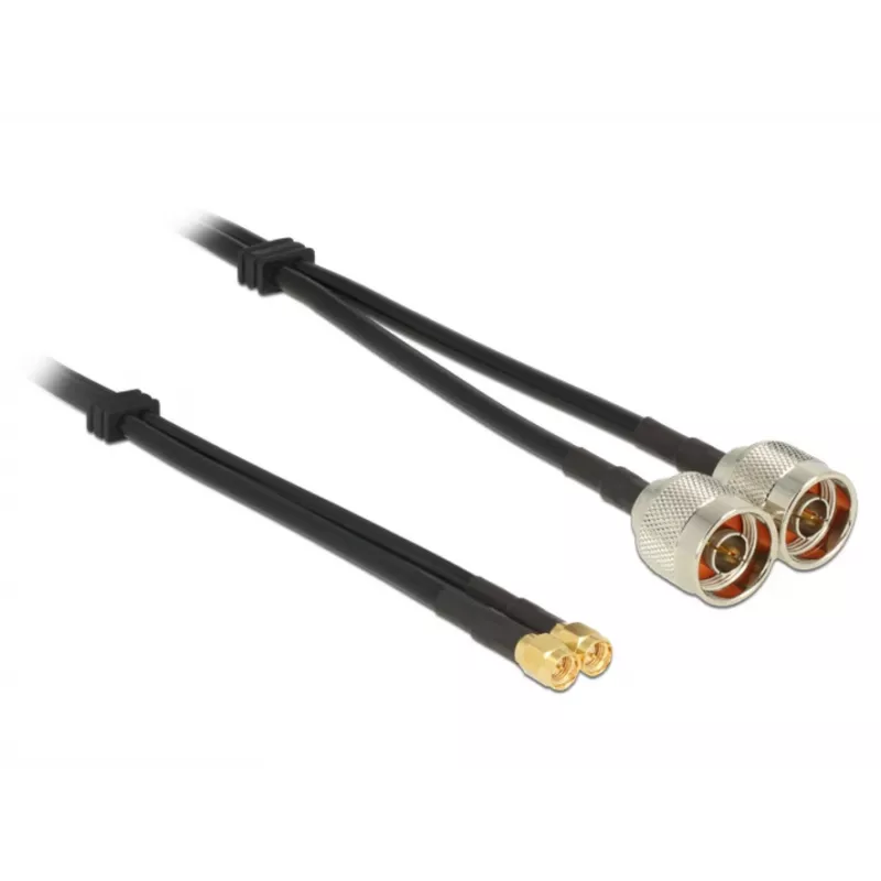 Cavo coassiale DeLOCK 89467 RG-58 5 m 2x connettore N 2x connettore SMA nero
