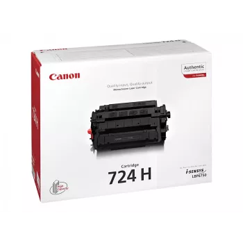 Cartuccia toner Canon CRG-724H, 1 pz., originale, nero