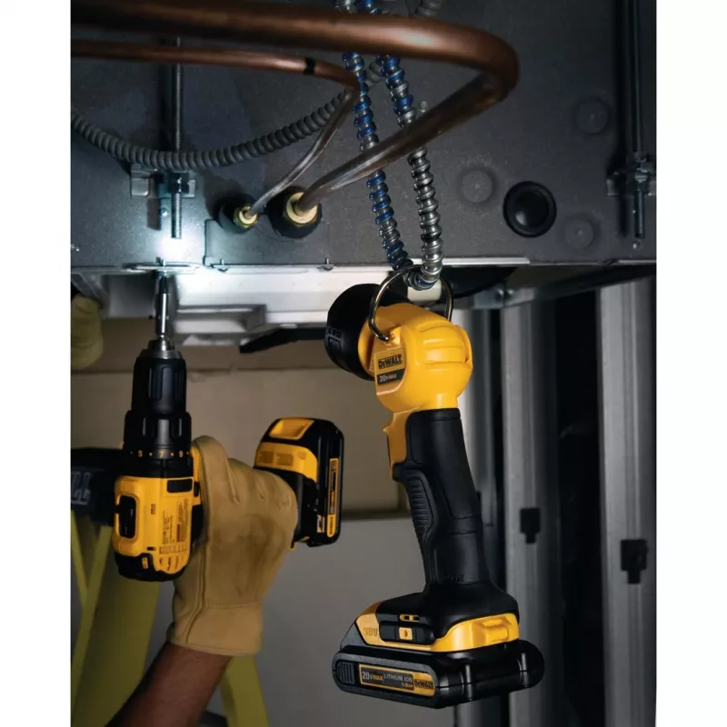 Dewalt 18V XR Li-Ion lampada LED orientabile a batteria - unità base