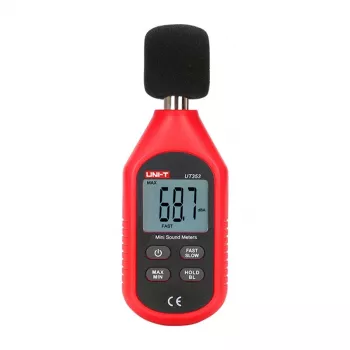 Fonometro UT353, range 30–130 dB, frequenza 31,5 Hz–8 kHz