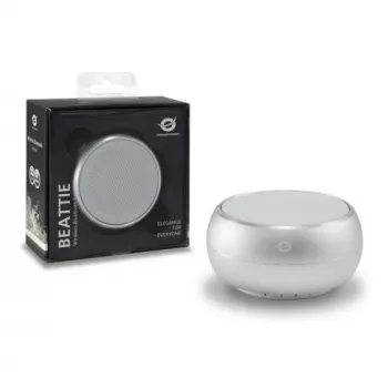 Altoparlante wireless Bluetooth Conceptronic BEATTIE, argento, 3 W, 150 - 20000 Hz, wireless, 3.0+HS, Micro-USB, argento