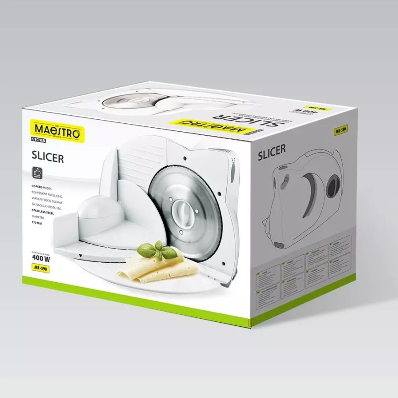 Affettatrice Maestro MR-590 bianco