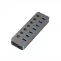 Adattatore USB A 3.0 – 7 x USB 3.0 con interruttori