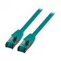 Cavo patch RJ45 EFB-Elektronik Cat.6A S/FTP LSZH verde 0,5m Produttore: EFB Elektronik (MK6001.0,5GR)