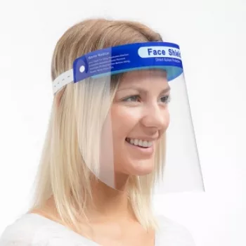 Visiera protettiva maschera isolante visore trasparente antiappannamento modello
