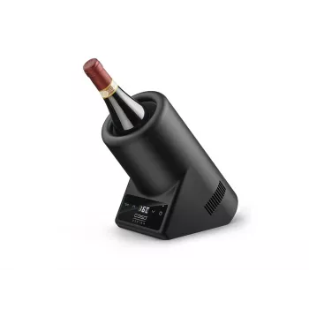 Cantinetta per vini Caso VinoCase nero 615 – conservazione refrigerata compatta del vino, a libera installazione