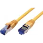 Value 21.99.1934 cavo di rete RJ45, cavo patch CAT 6a S/FTP 0,30 m giallo 1 pz.