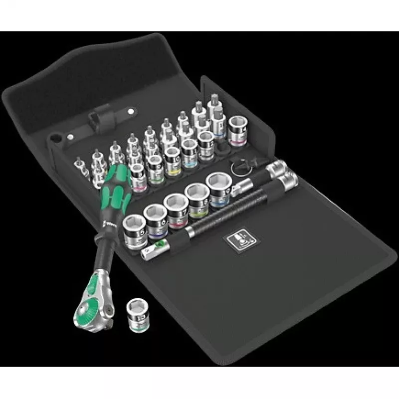 Wera 05003536001 8100 SB All-in Zyklop Speed set di cricchetti, 3/8