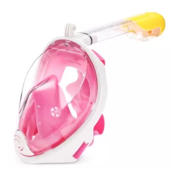Maschera snorkeling Free Breath M2068G L/XL rosa — maschera snorkeling a viso completo, taglia L/XL