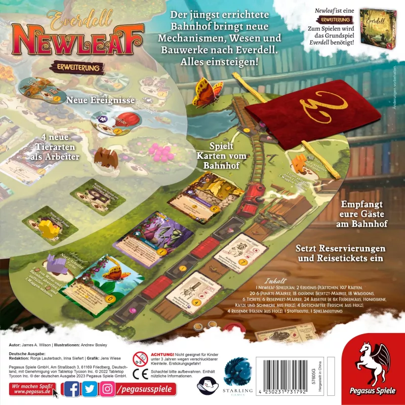 Everdell: Newleaf, espansione gioco da tavolo