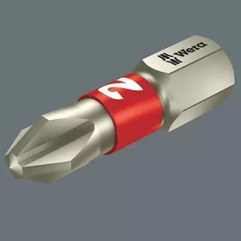 Set di bit Wera 30 pezzi BC Stainless/30 Bit-Check Phillips Phillips, Phillips Pozidriv, TORX, esagono cavo (05071109001)