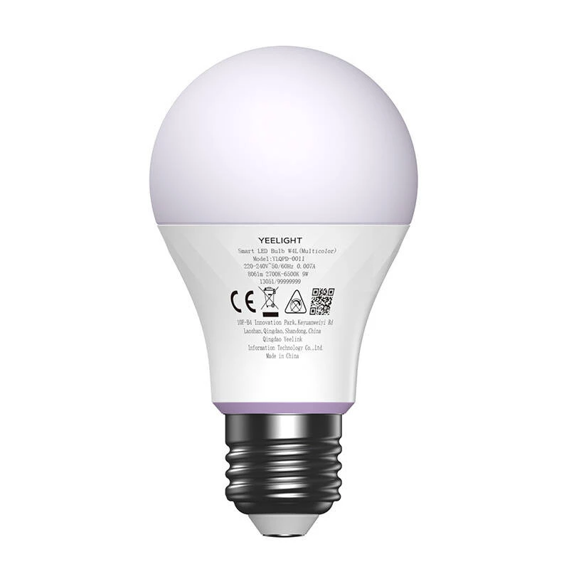 YEELIGHT W4 lampadina smart Wi-Fi/Bluetooth E27 colore (YLQPD-0011) 4 pezzi