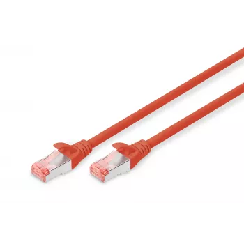 Cavo patch Digitus CAT 6 S/FTP DK-1644-005/R 0,5 m rosso