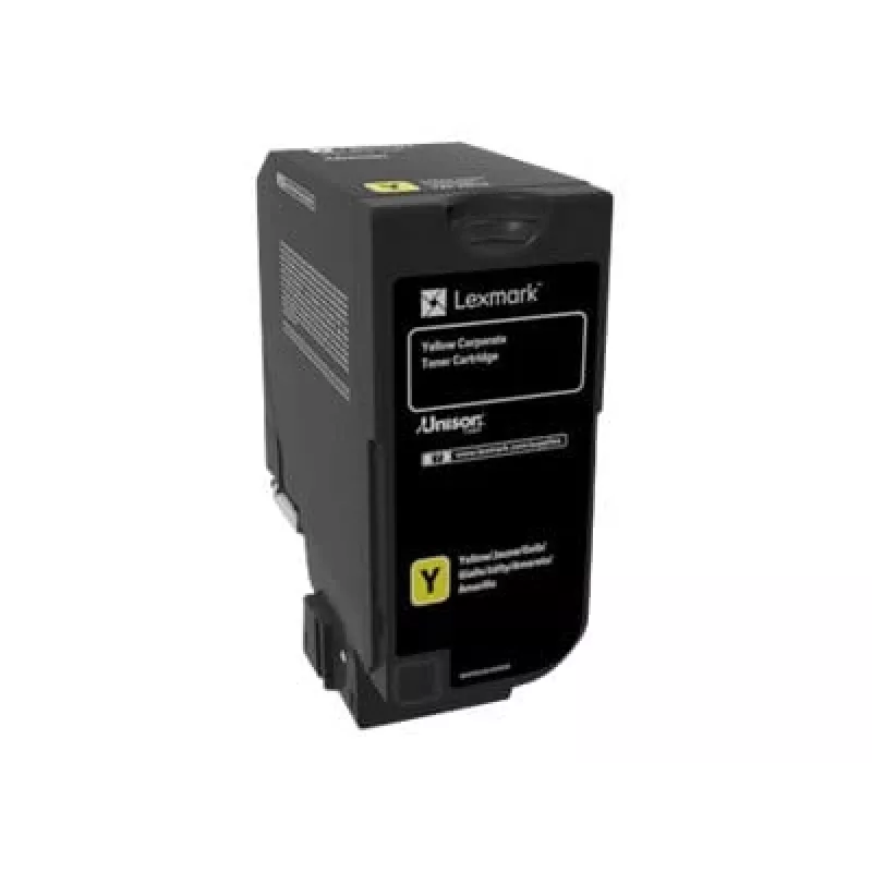 Lexmark 74C20YE cartuccia toner Corporate per CS720/CS725/CX725, gialla, 3000 pagine