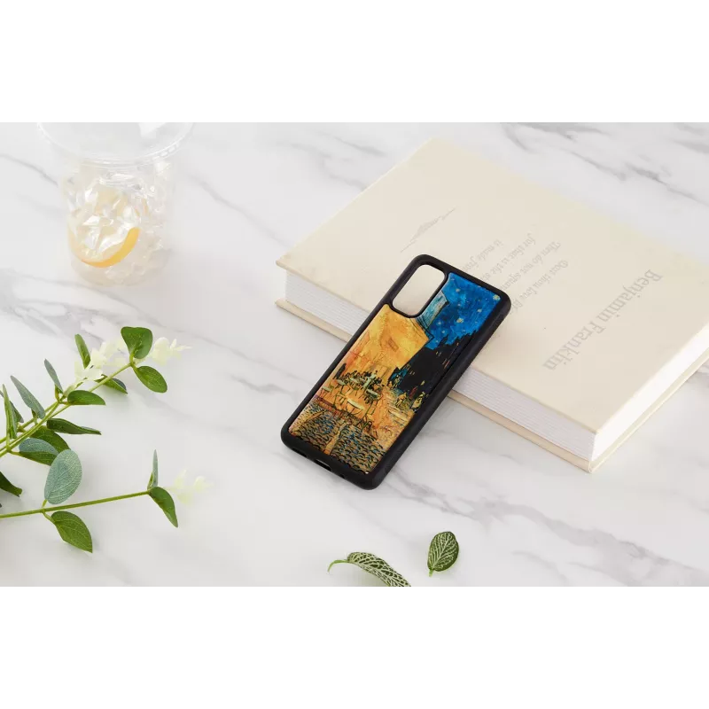 Custodia protettiva iKins per Samsung Galaxy S20 – nera, design Caféterrasse
