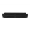 Organizzatore di cavi per rack 19 pollici 2U LANBERG AK-1705-B, nero