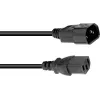 Prolunga elettrica Omnitronic 30235200, 1 m, 3×1,0 mm², nero