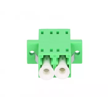 Extralink adattatore in fibra ottica LC/APC monomodale duplex, verde, connettore maschio LC/APC