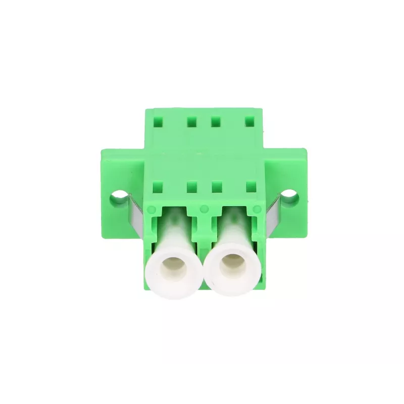 Extralink adattatore in fibra ottica LC/APC monomodale duplex, verde, connettore maschio LC/APC