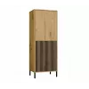 KAMARO 2DK stretto/GŁ rovere ARTISAN VETRINA