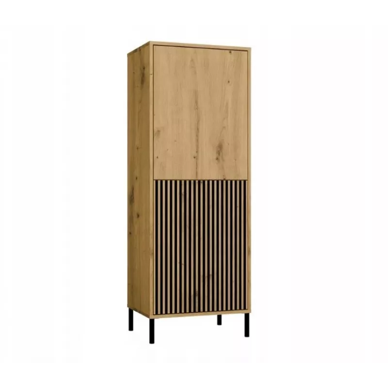 KAMARO 2DK stretto/GŁ rovere ARTISAN VETRINA
