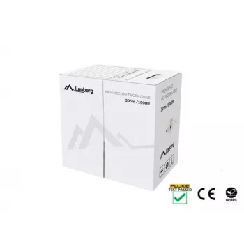 Cavo di rete Lanberg LCU5-12CU-0305-B U/UTP Cat5e 305 m blu