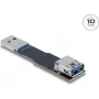 Gender changer per cavo DELOCK 67420 — USB Type-A a Type-A, nero