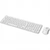 Tastiera e mouse Logitech MK950 Signature Slim con Office RF Wireless + Bluetooth QWERTZ tedesco grafite bianco