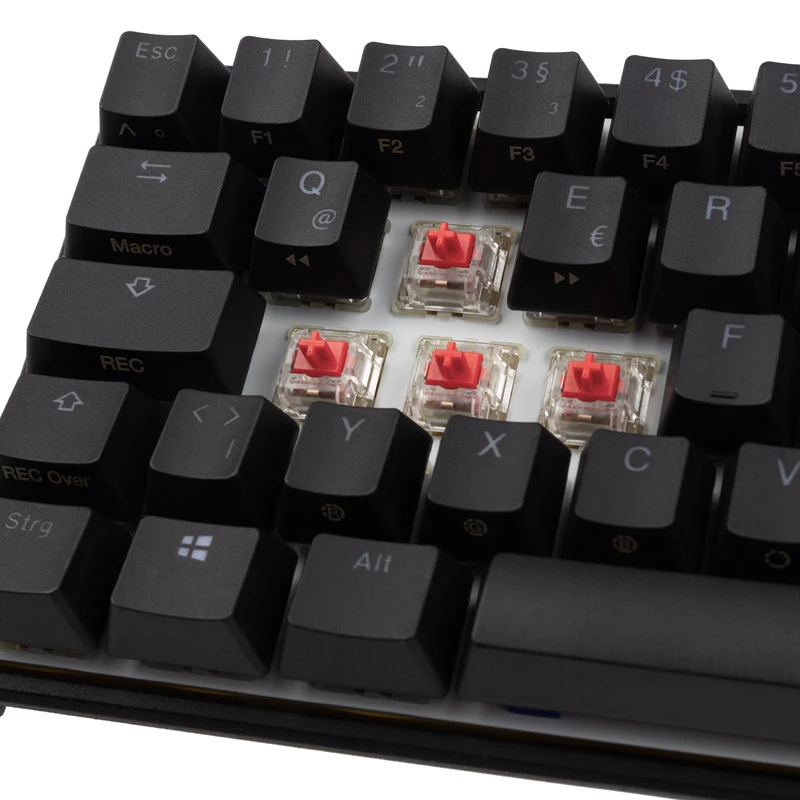 Ducky Mecha Pro SF tastiera gaming USB tedesco nero