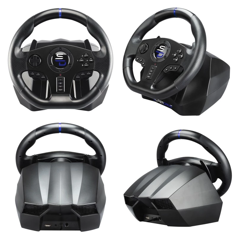 Volante + pedali Subsonic SV750 nero rotazione 270° USB