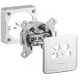 Presa antenna a 4 fori Wentronic Goobay SET, 2 dB - presa passante o terminale, passaggio DC (67089)